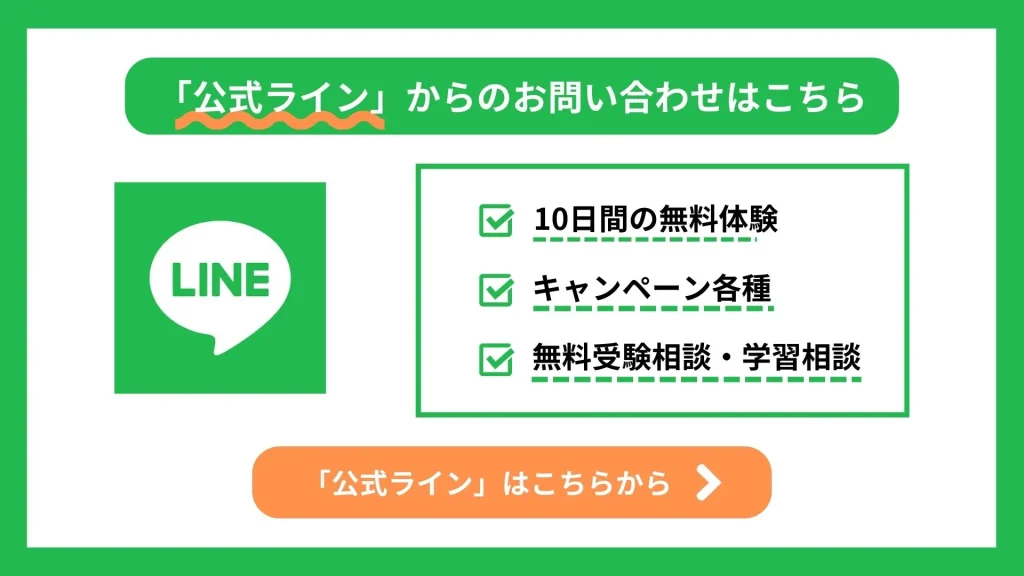 ウィズスタディ公式ラインの登録